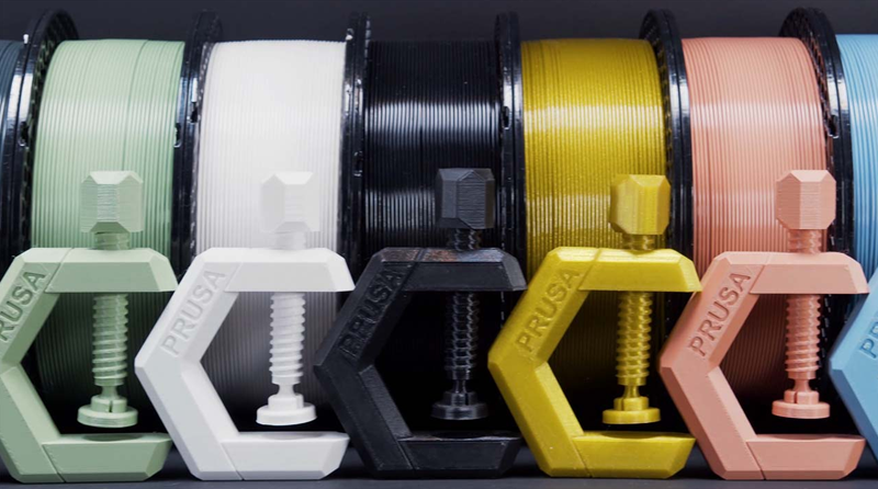 Piezas impresas en 3D con la impresora Prusa XL